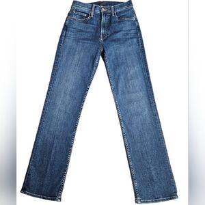 Mother The Mid Rise Rider Ankle, Blue Women's Jeans